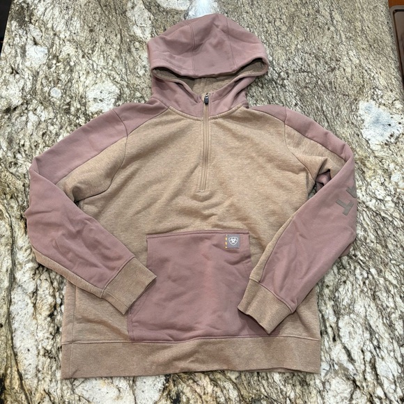Ariat 1/4 Zip Hoodie - Picture 1 of 4